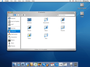 Mac OS X 10.3 Panther — reference photo
