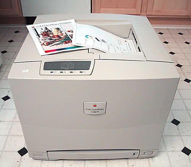 Color LaserWriter 12/600 PS — reference photo