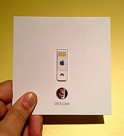 OS X 10.7 Lion (USB thumb drive) — reference photo