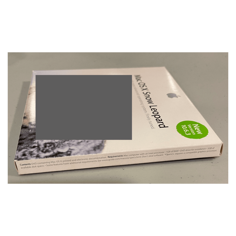 Mac OS X 10.6 Snow Leopard — reference photo